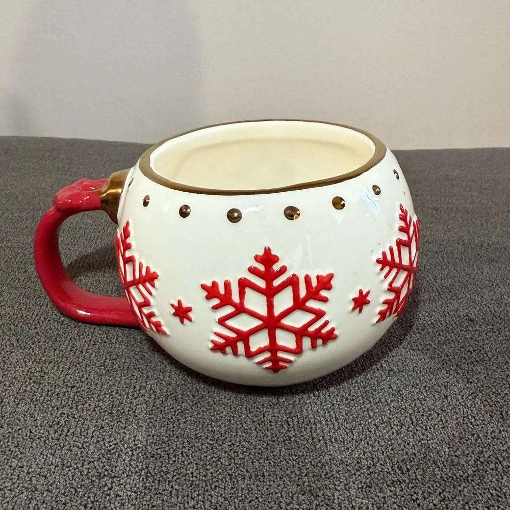 Williams Sonoma Ornament Figural Mugs Set of 4